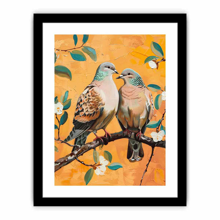 Turtle Doves  Art Print