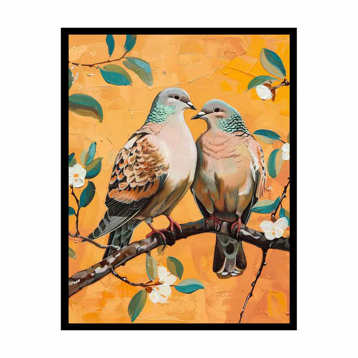 Turtle Doves  Painting