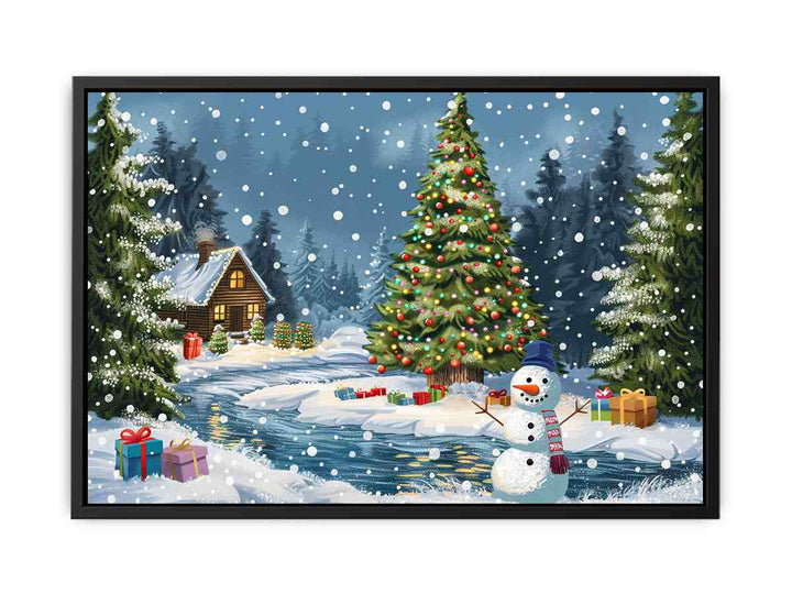 Christmas Landscape  Painting