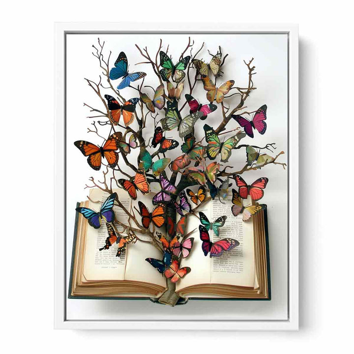 Butterfly Book Framed Print