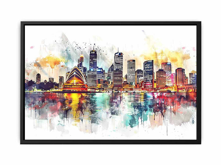 Sydney Skyline  Painting
