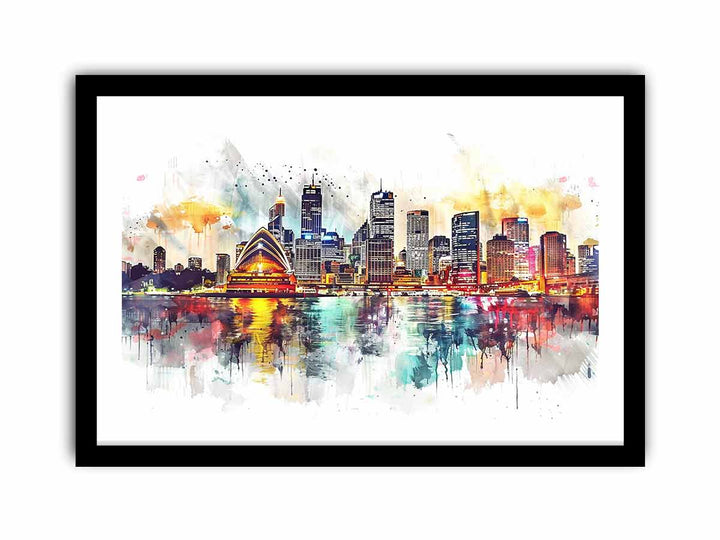 Sydney Skyline  Art Print