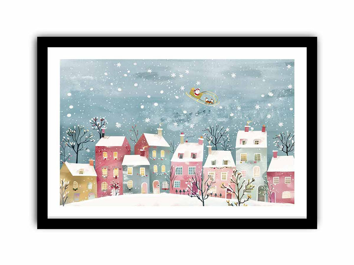 Festive Scene  Art Print