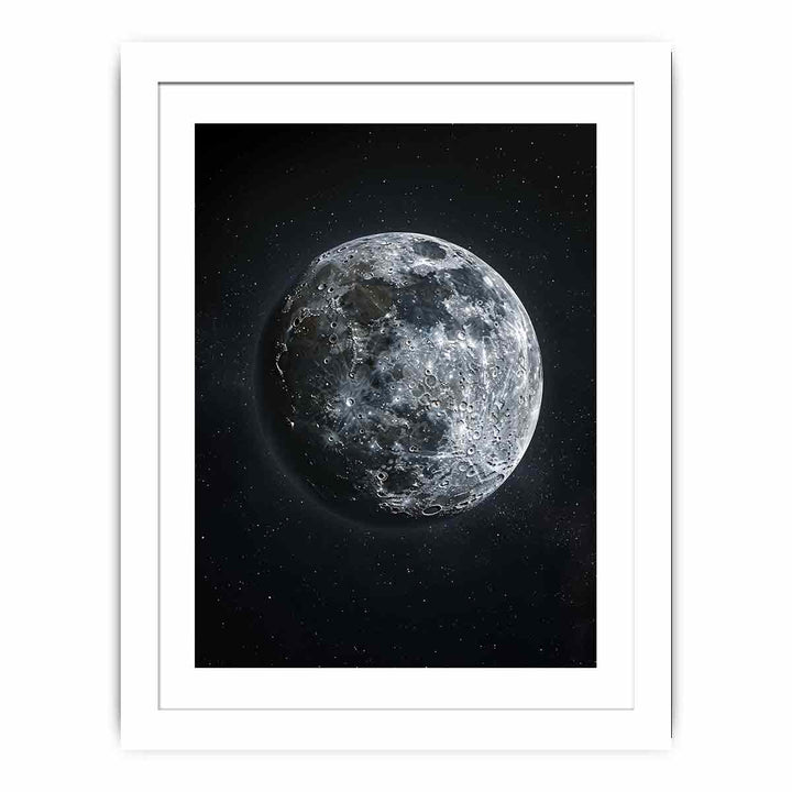 Moon  Streched canvas