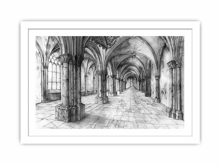 The Gothic Hall  Streched canvas
