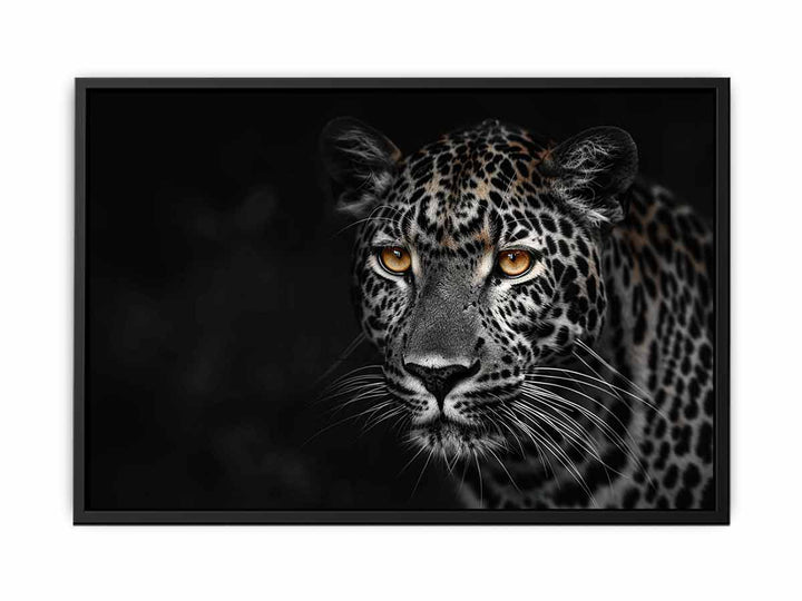 Leopard in Dark  Painting