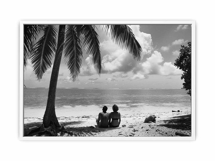 Beach Talk  Framed Print