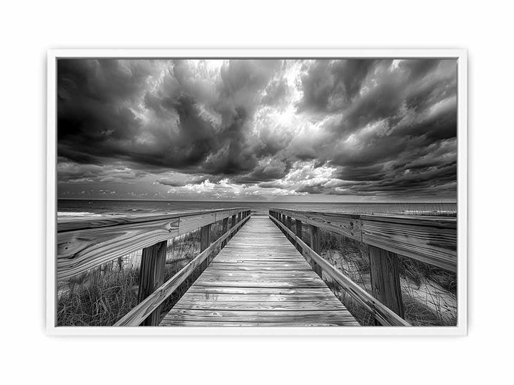 Walk To The Sea Framed Print