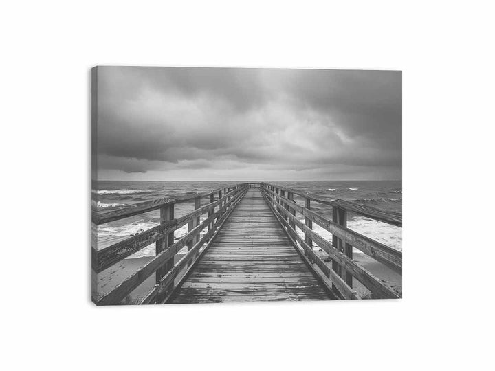 Walk To The Sea Canvas Print