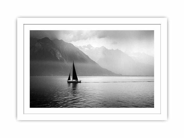 Sailing Boat  Streched canvas