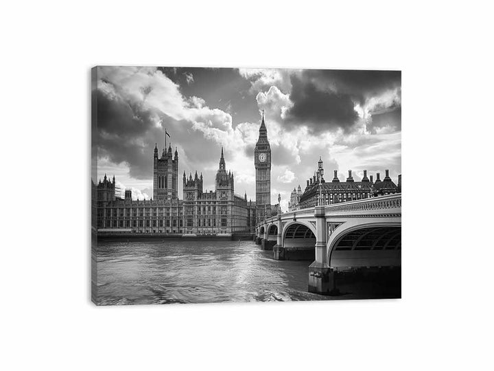 Big Ben London Bridge  Canvas Print