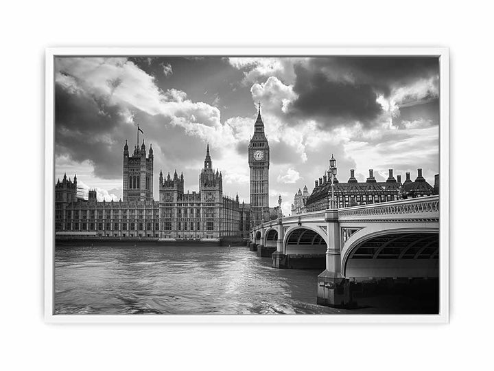 Big Ben London Bridge  Framed Print