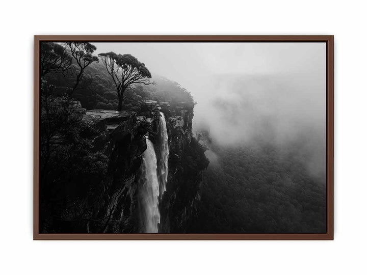 Blue Mountain Waterfall  Poster