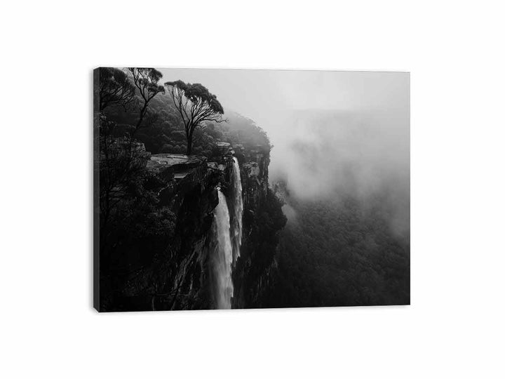 Blue Mountain Waterfall Canvas Print