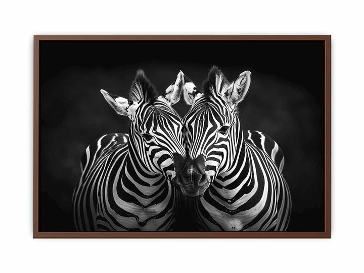 Two Zebras   Poster