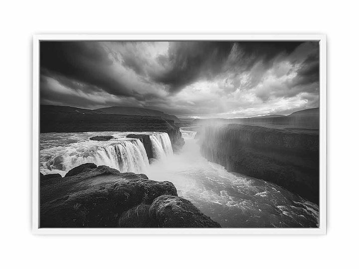 Godafoss Waterfall Framed Print