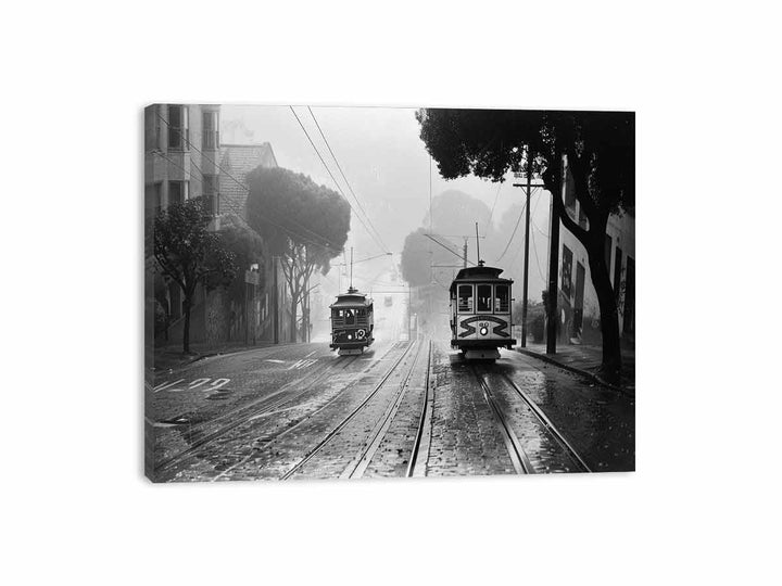 Cable Cars Canvas Print