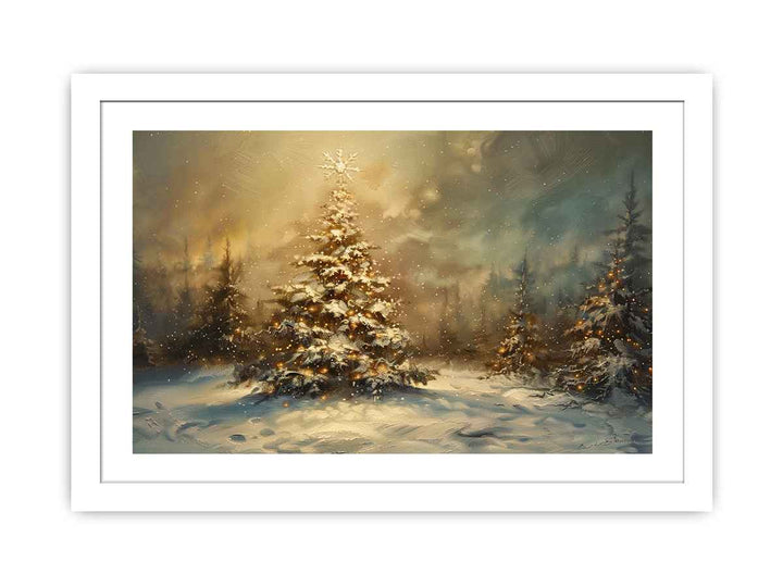 Christmas Tree Streched canvas
