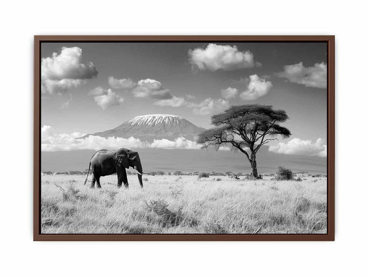 Lonely Elephant  Poster