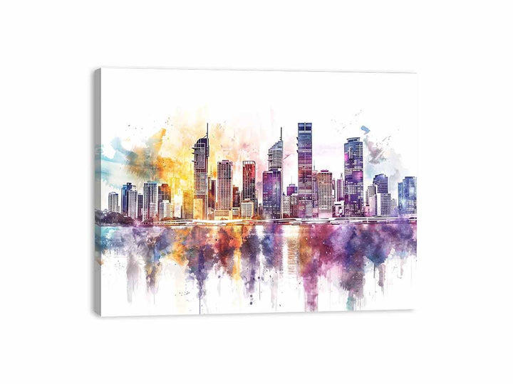 Brisbane Skyline  Canvas Print