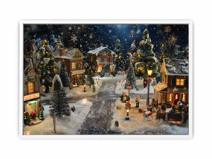 Christmas Town Framed Print