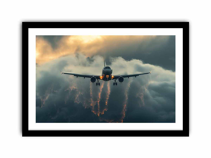 Flight in Tubulence  Art Print