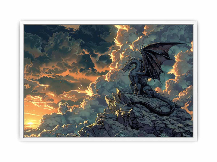 Dragon on Top Framed Print