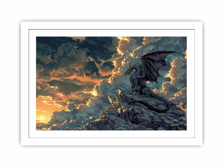 Dragon on Top Streched canvas