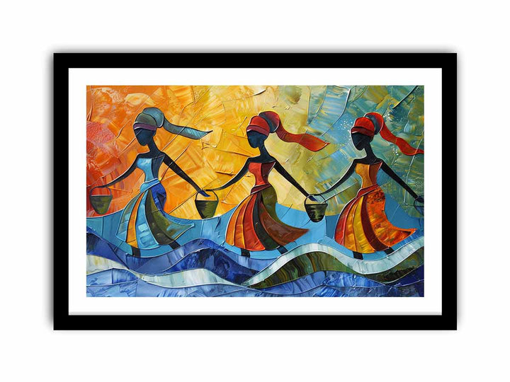 African women  Art Print