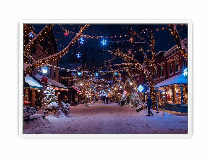 Christmas Town Framed Print