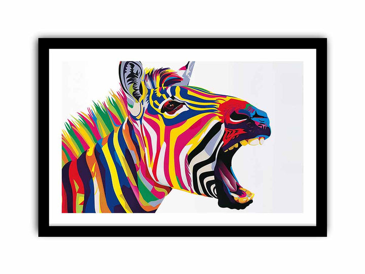 Zebra   Art Print