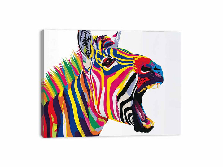 Zebra  Canvas Print