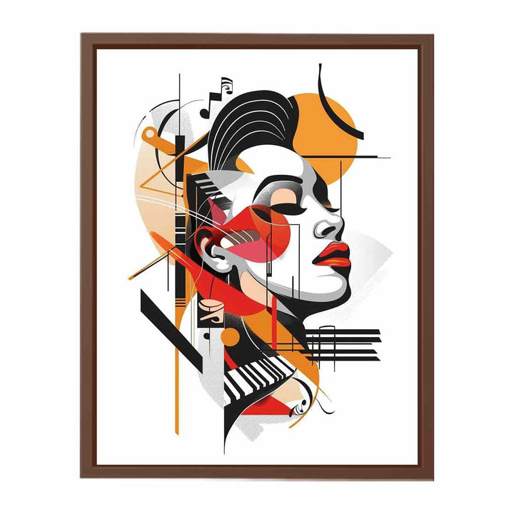 Abstract Face  Poster