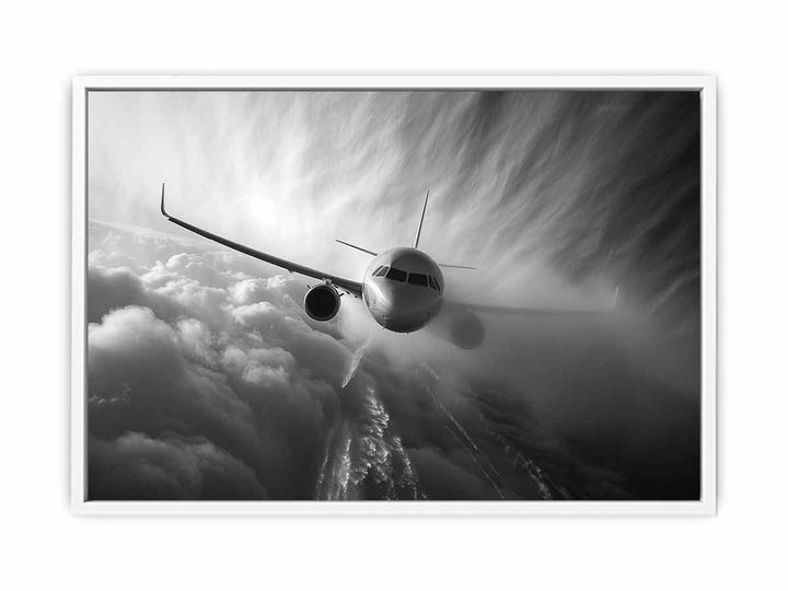 Flight in Tubulence Framed Print