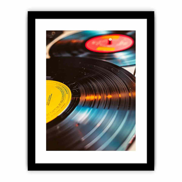 Vinyl Records  Art Print