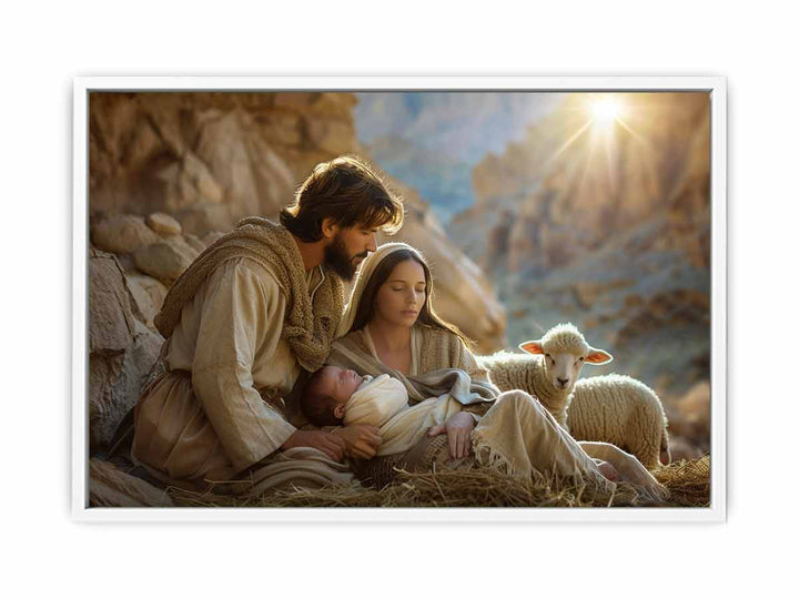 Birth of Jesus  Framed Print