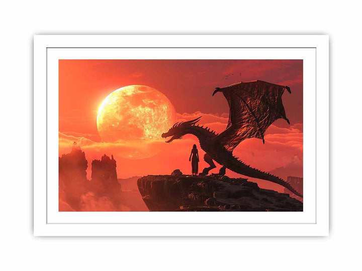 Dragon Movie Poster Streched canvas
