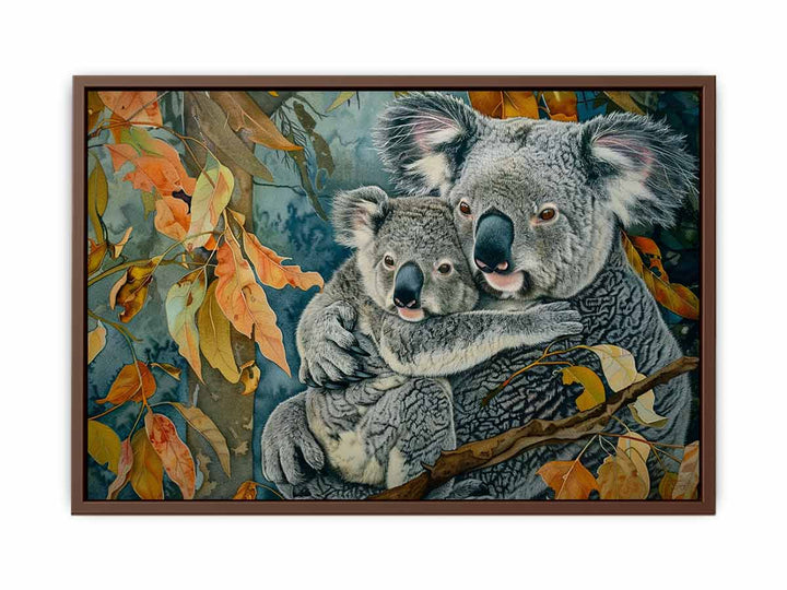 Koala Mother &  Child   Poster