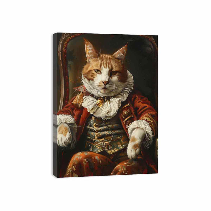 Viscount Cat Canvas Print