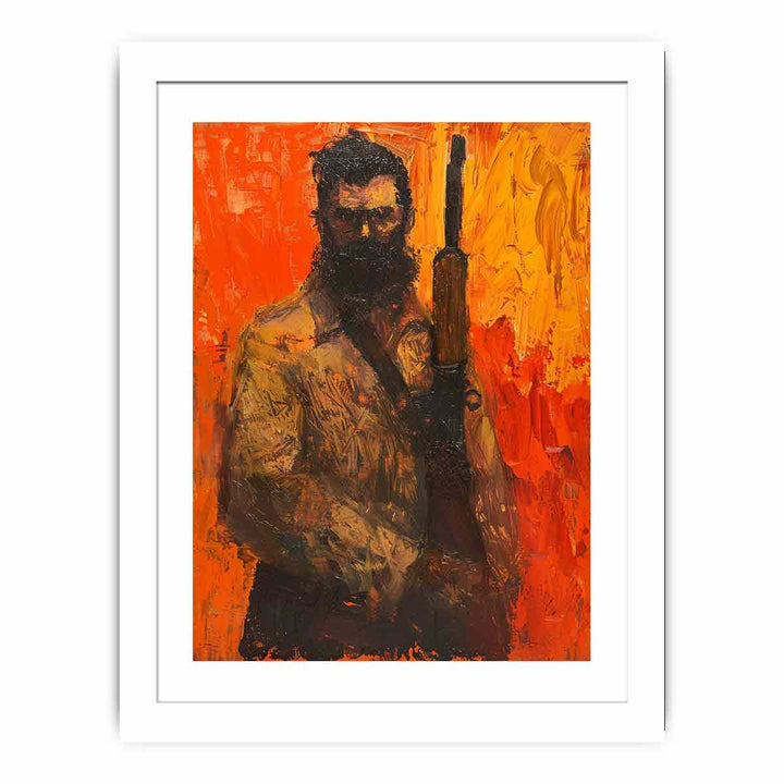 Ned kelly  Streched canvas