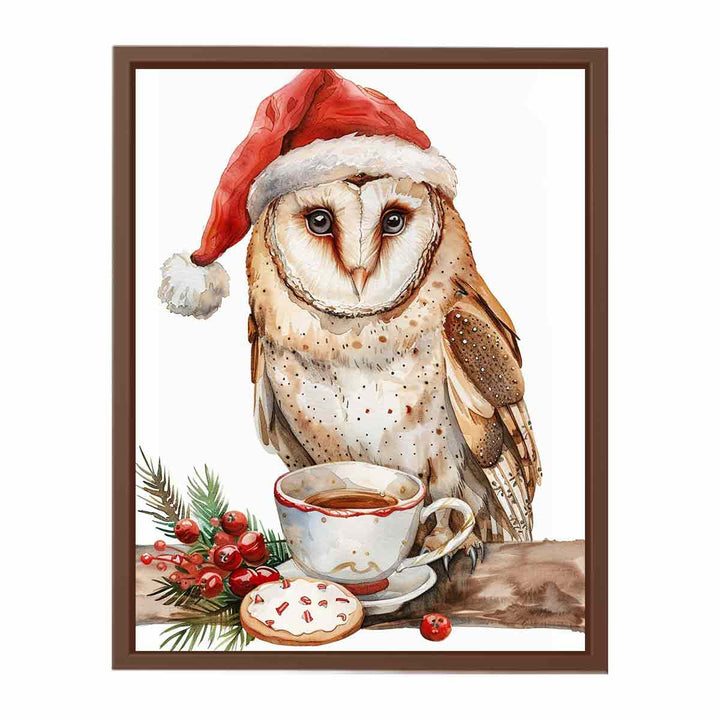 Festive Owl  Poster