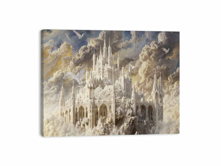 Smoke Castle  Canvas Print