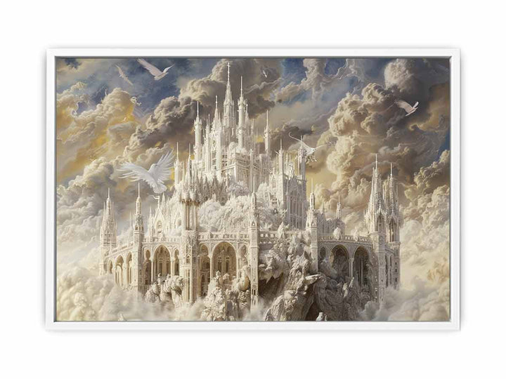 Smoke Castle  Framed Print