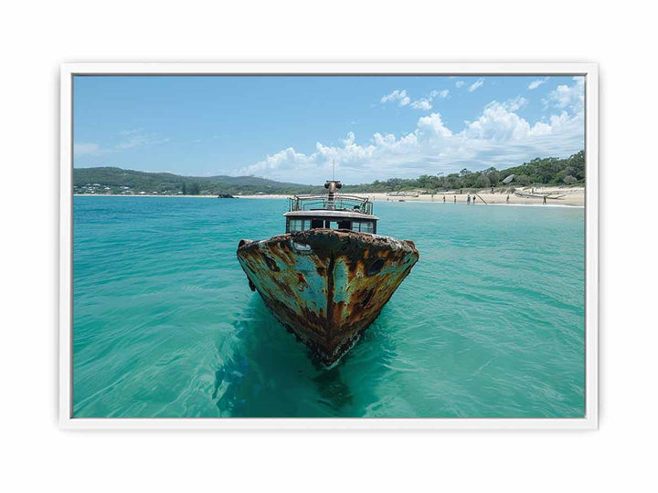 Tangalooma Wrecks  Framed Print