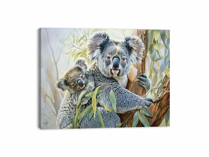 Koala Cute Baby Canvas Print