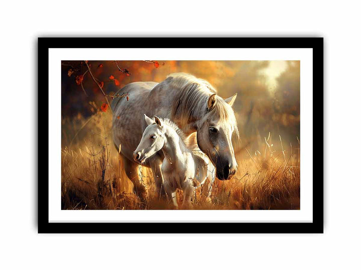 Horse Cute Baby  Art Print