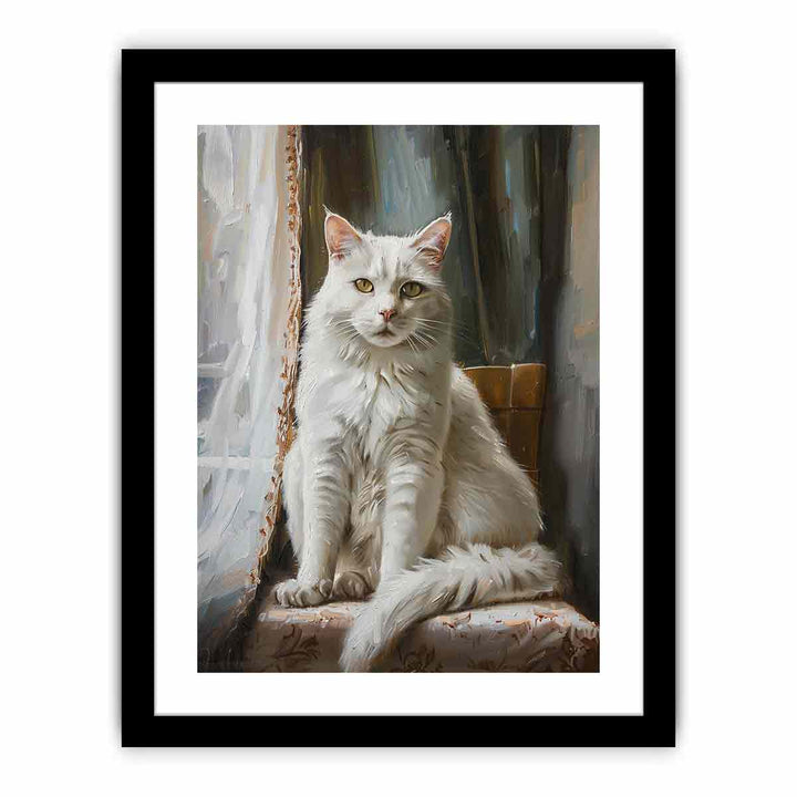 Cat `0  Art Print