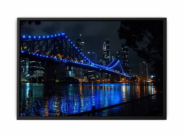 Story Bridge by Night   Painting