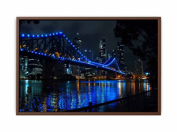 Story Bridge by Night   Poster