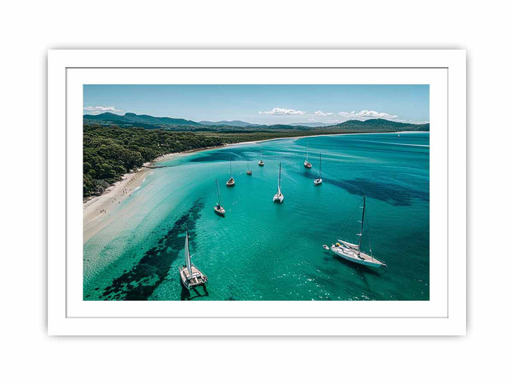 Tangalooma Wrecks Streched canvas